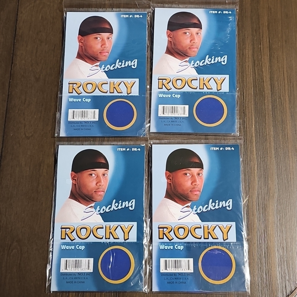 Rocky Classic Stocking Wave-Caps one size fit all Bundles Of 4 Pre-Assorted NEW